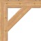 Ekena Millwork Traditional Block Smooth Bracket, Western Red Cedar, 5 1/2"W x 30"D x 30"H BKT06X30X30TRA05SWR - alternate 2